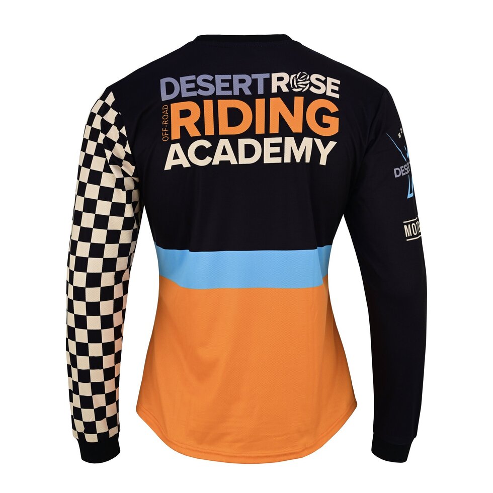 MotoGirl Desert Rose Ladies MX Jersey Black / Beige FREE UK Delivery, FREE 365 Day Returns | Moto Central