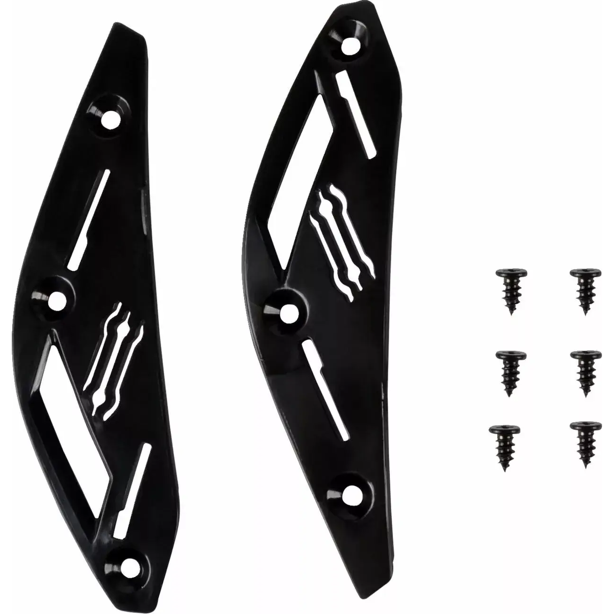 Icon Domain Helmet Forehead Vent Base Black forehead vent bases and screws product layout