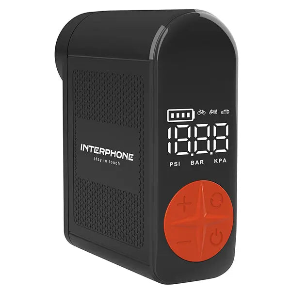 Interphone Air Compressor - 3000Mah FREE UK Delivery, FREE 365 Day Returns | Moto Central