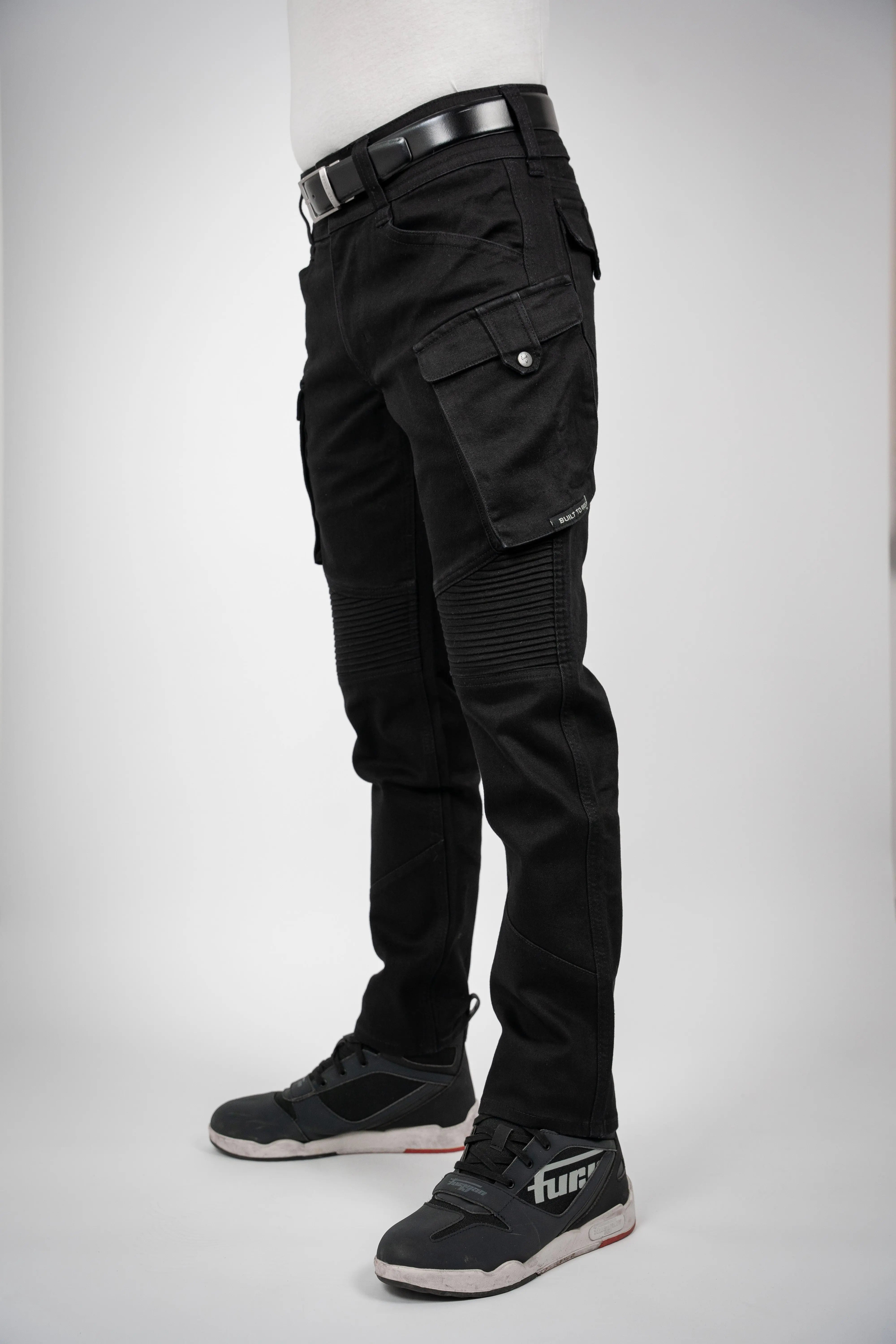 Bull-it Jackal Easy Fit Denim Jeans Black  - FREE UK Shipping, FREE 365 Day Returns | Moto Central