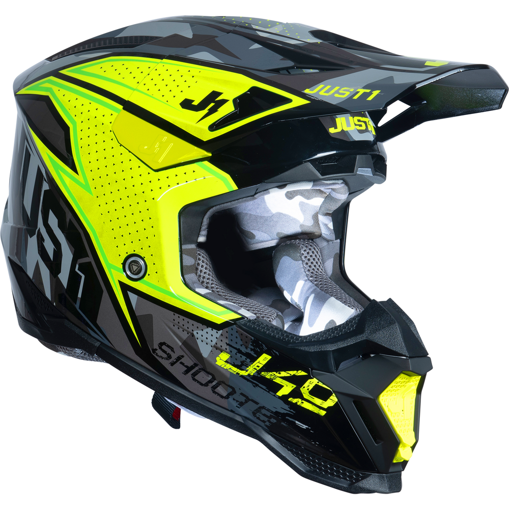 Just1 J40 Shooter Camo / Fluo Yellow / Black