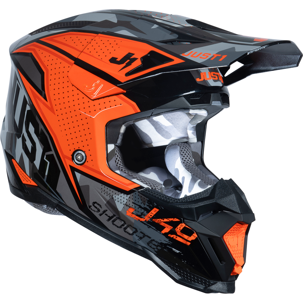 Just1 J40 Shooter Camo / Orange / Black