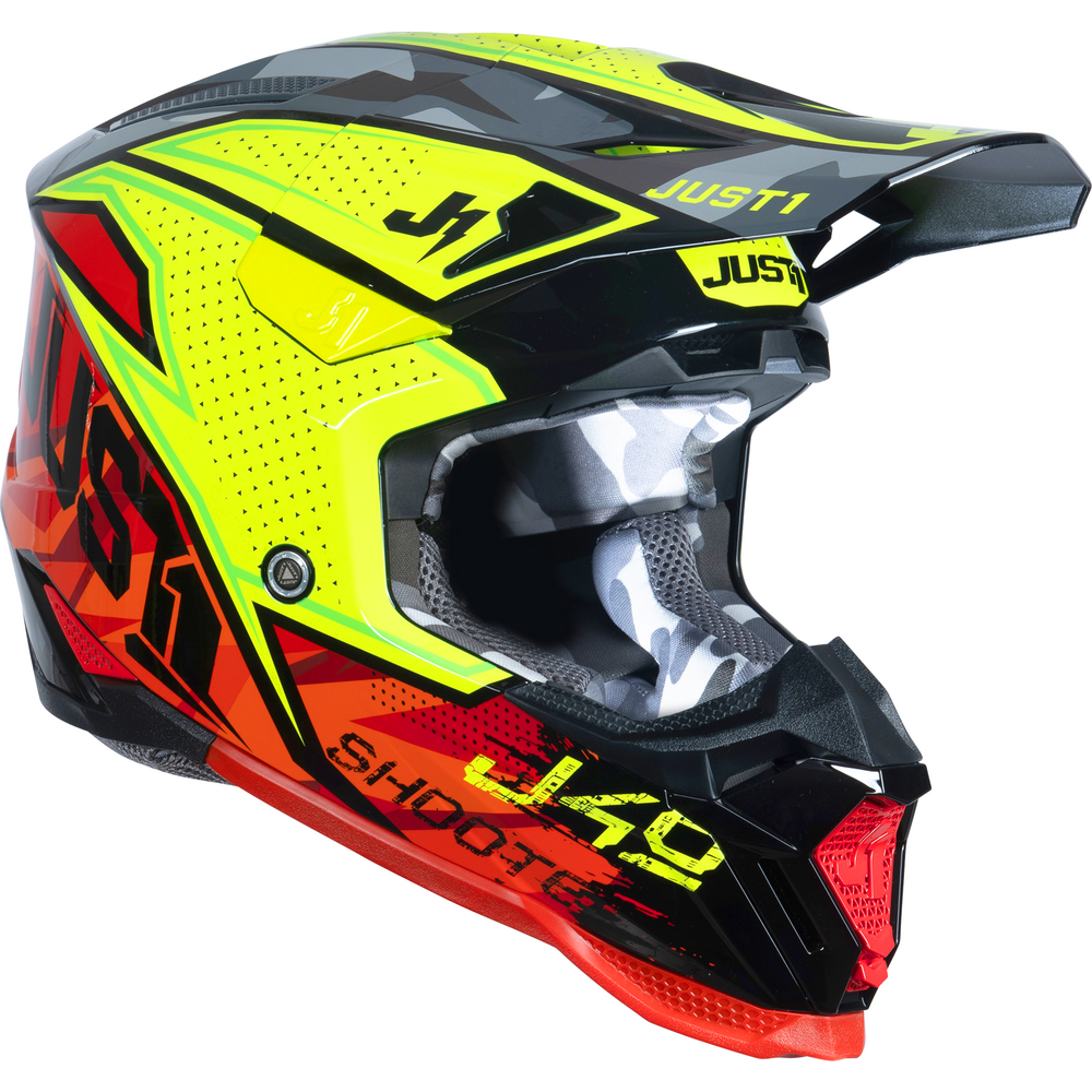 Just1 J40 Shooter Camo / Red / Black