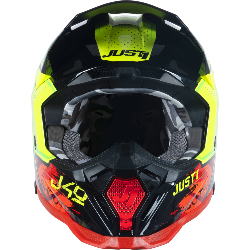 Just1 J40 Shooter Camo / Red / Black