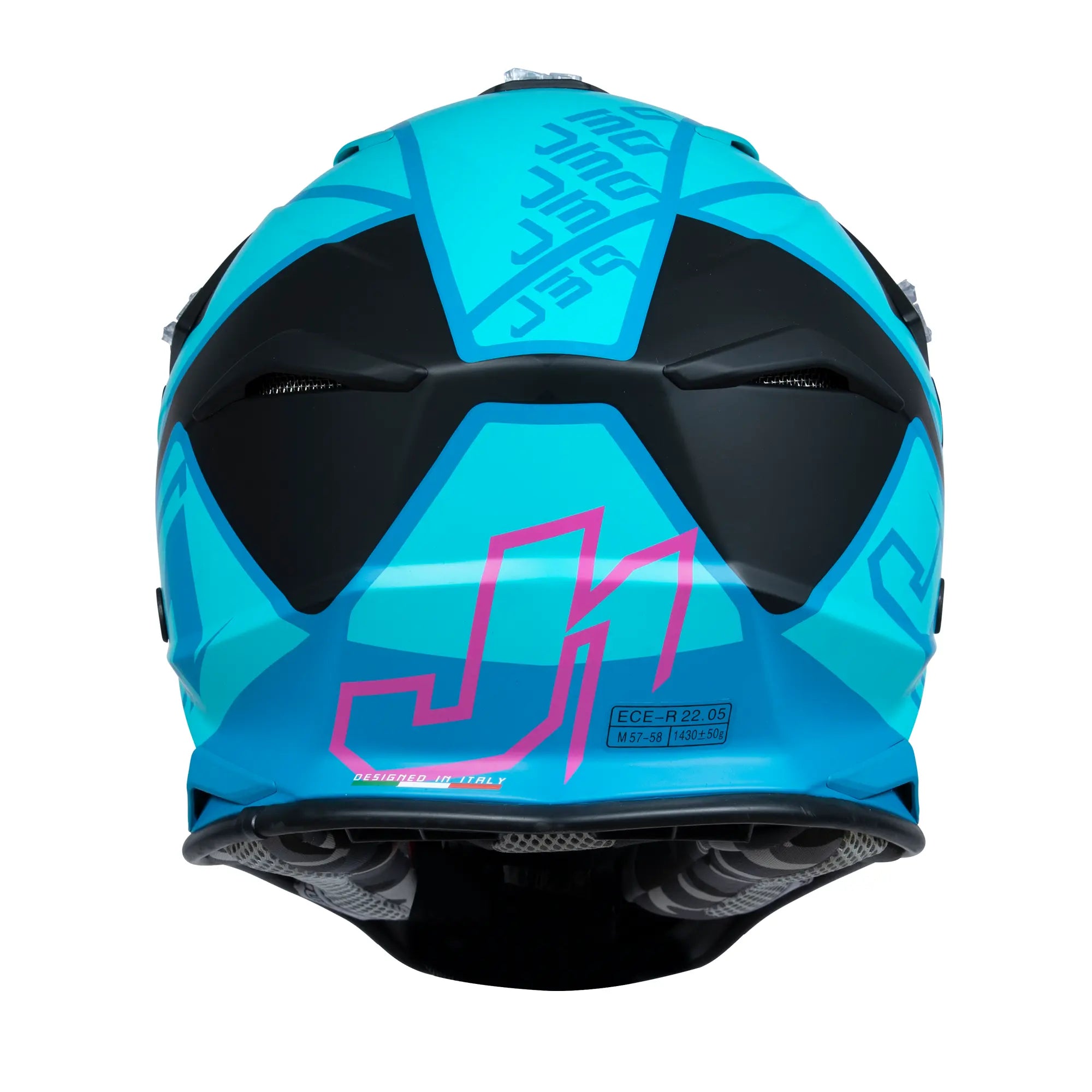 Just1 J39 Thruster Petrol Blue / Fuxia Black FREE UK Delivery, FREE 365 Day Returns | Moto Central