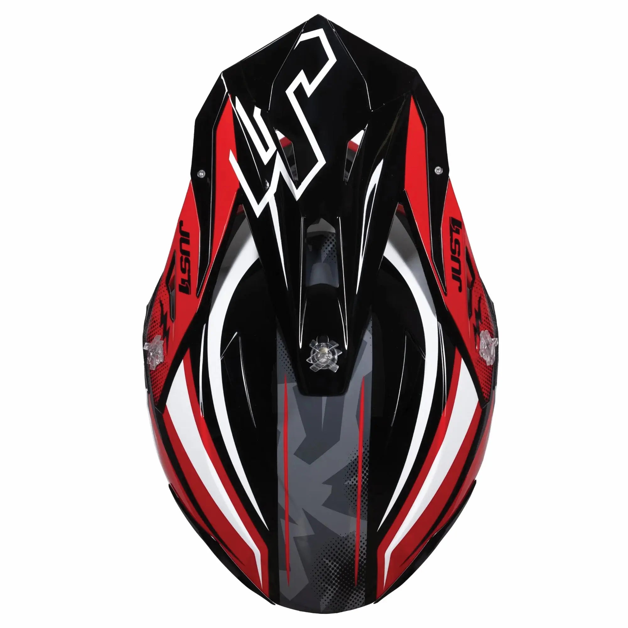 Just1 J39 Revo Red / White / Gloss Black FREE UK Delivery, FREE 365 Day Returns | Moto Central