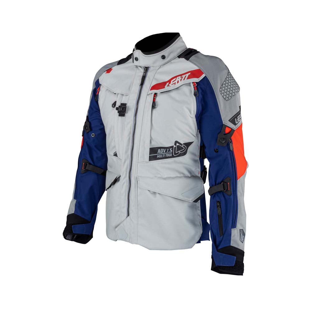 Leatt ADV MultiTour 7.5 Textile Jacket Royal Blue / Red