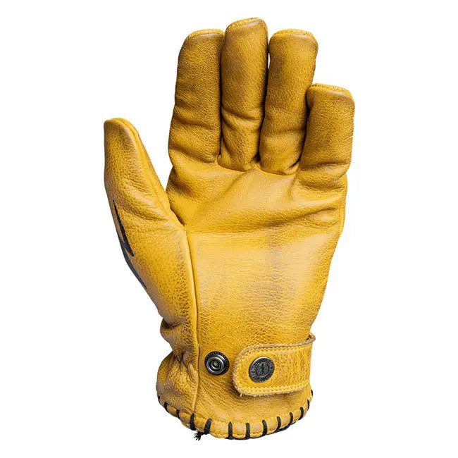 John Doe Coyote Leather Gloves Yellow / Black FREE UK Delivery, FREE 365 Day Returns | Moto Central