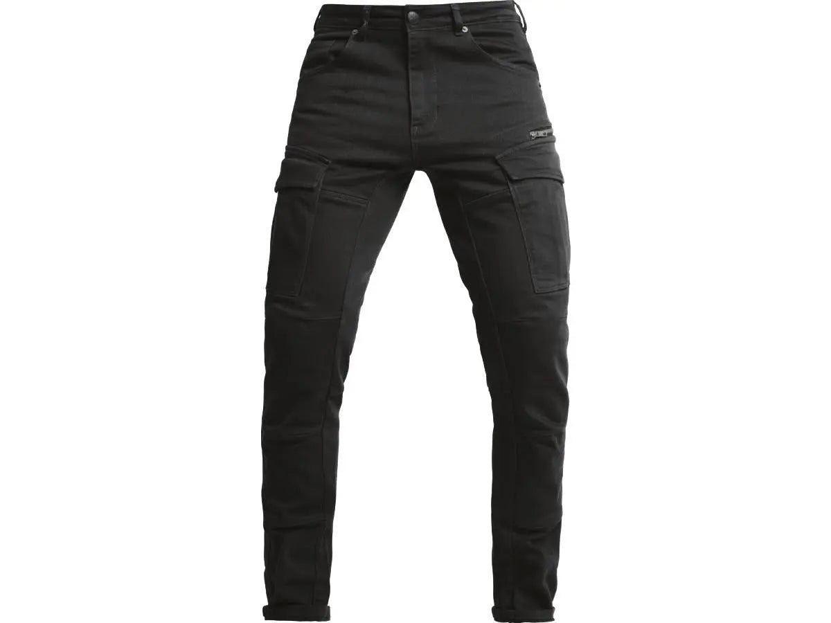 John Doe Defender Mono Slim Cut Cargo Trousers Black  - FREE UK Shipping, FREE 365 Day Returns | Moto Central
