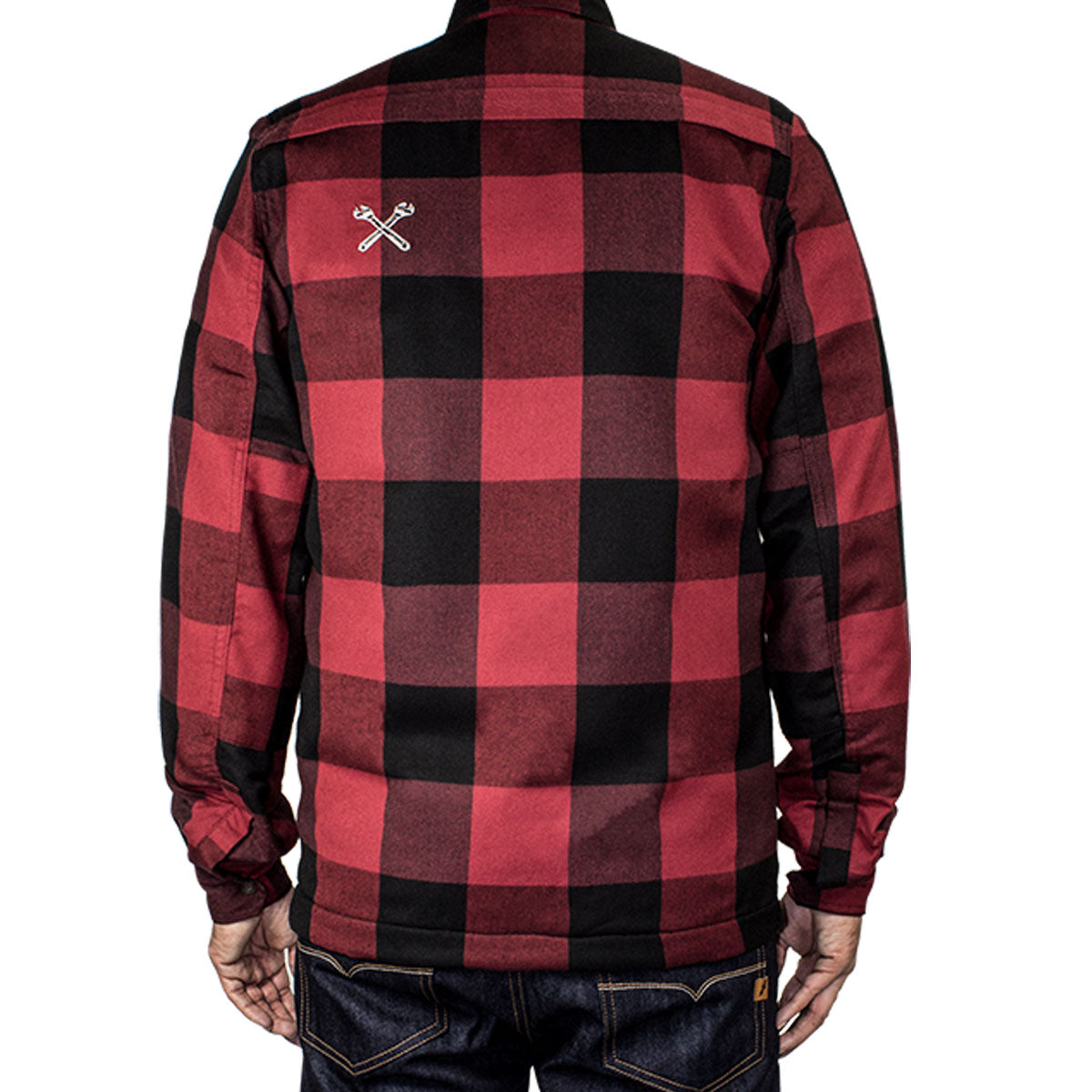 John Doe Motoshirt Protective Overshirt With XTM Fiber Red / Black