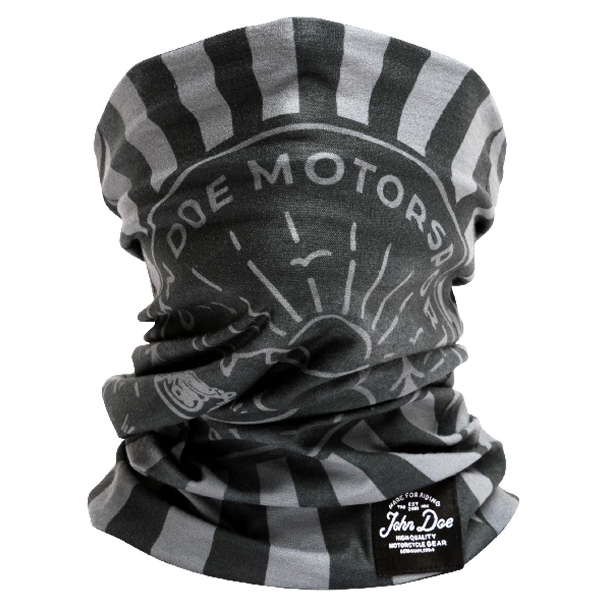 John Doe Multifunctional Neck Tube Springfield Black / Grey