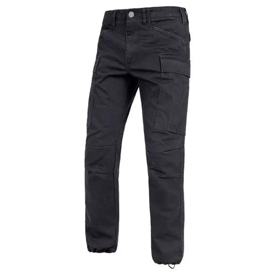 John Doe Regular Cargo Mono Trouser Black / Black – front view