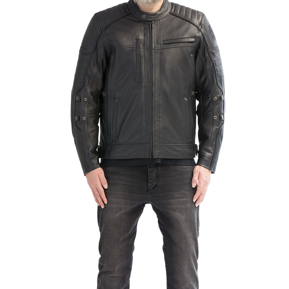 John Doe Technical Leather Jacket With XTM Fiber Black