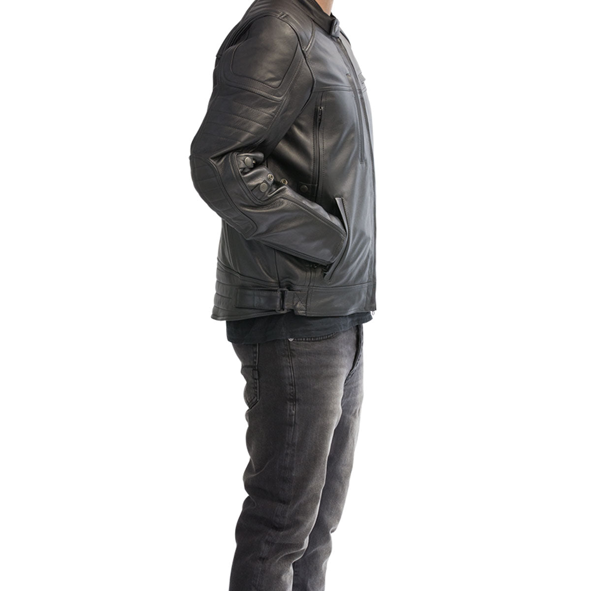 John Doe Technical Leather Jacket With XTM Fiber Black