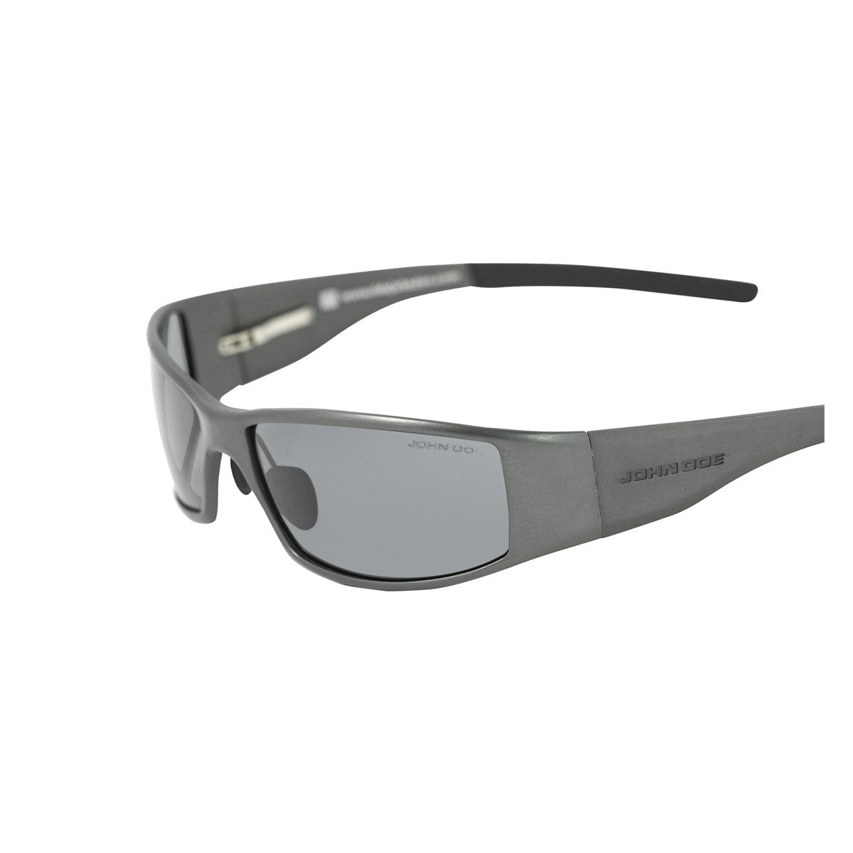 John Doe Titan Glider Sunglasses Black With Grey Lenses