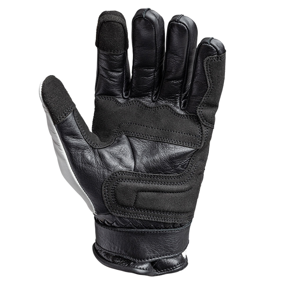 John Doe Tracker XTM Leather Gloves Race White / Black