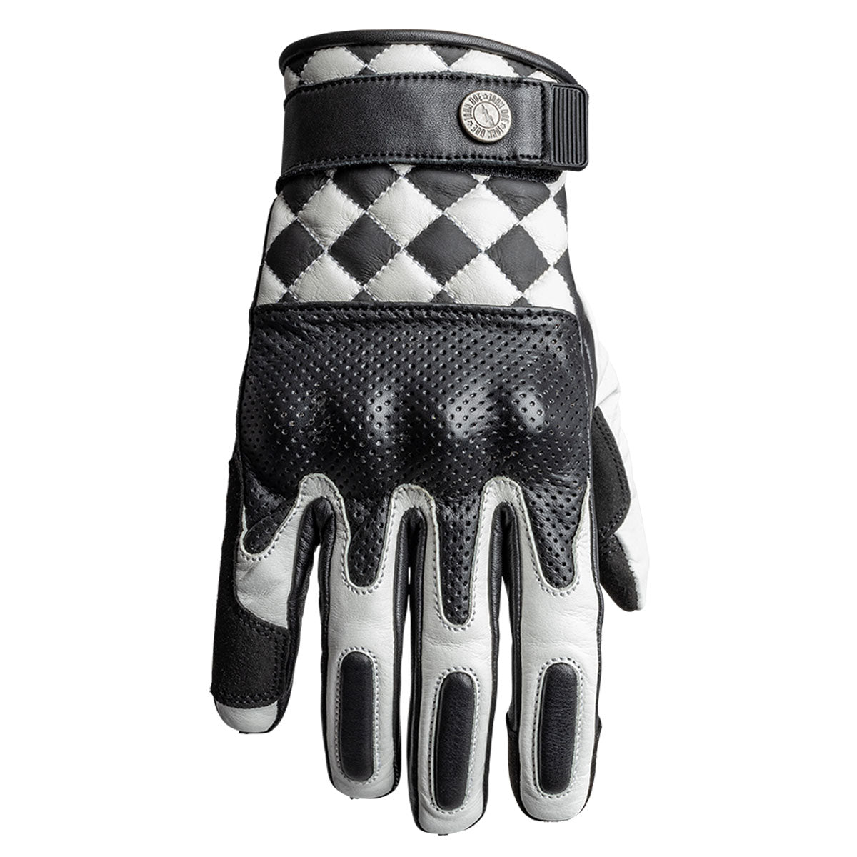 John Doe Tracker XTM Leather Gloves Race White / Black