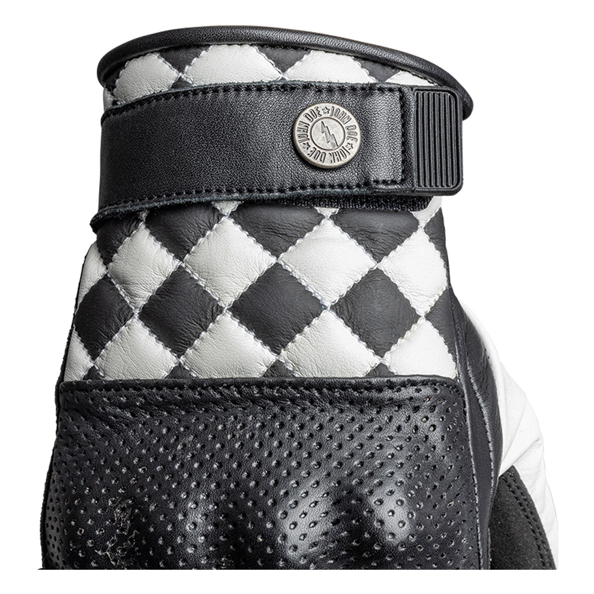 John Doe Tracker XTM Leather Gloves Race White / Black