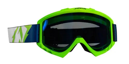 Jopa Poison MX Goggles Neon Green - FREE UK Shipping, FREE 365 Day Returns | Moto Central