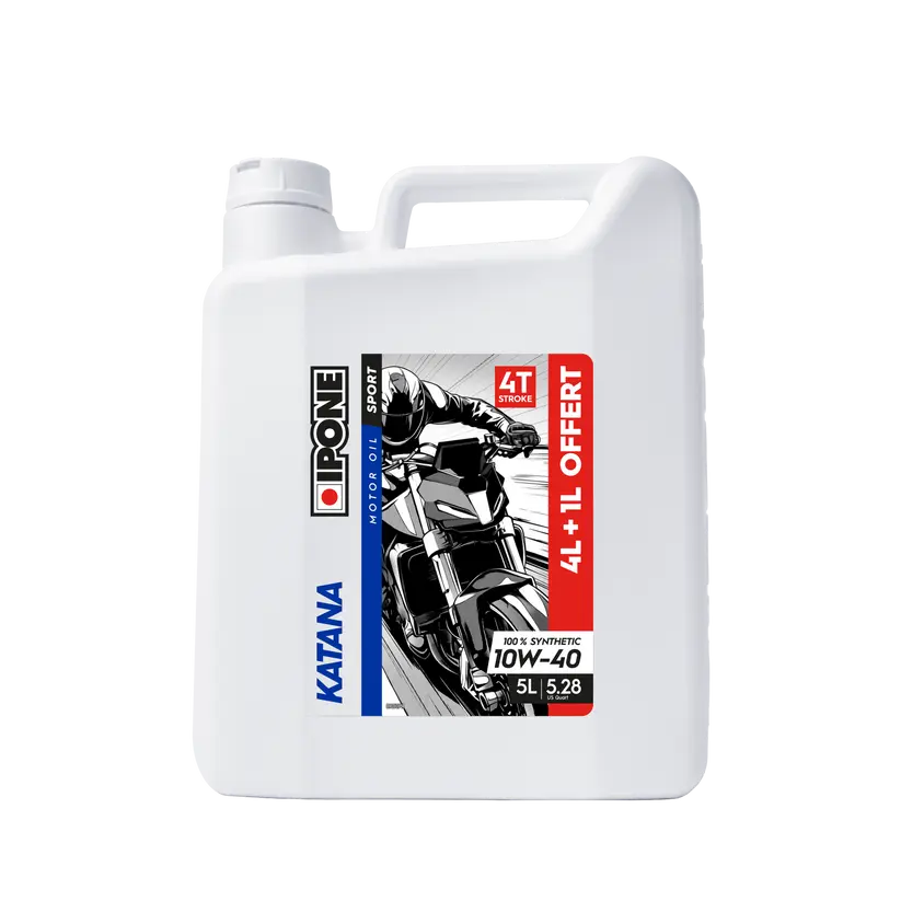 IPONE Katana 10W-40 Engine Oil - 4+1 Liters FREE UK Delivery, FREE 365 Day Returns | Moto Central