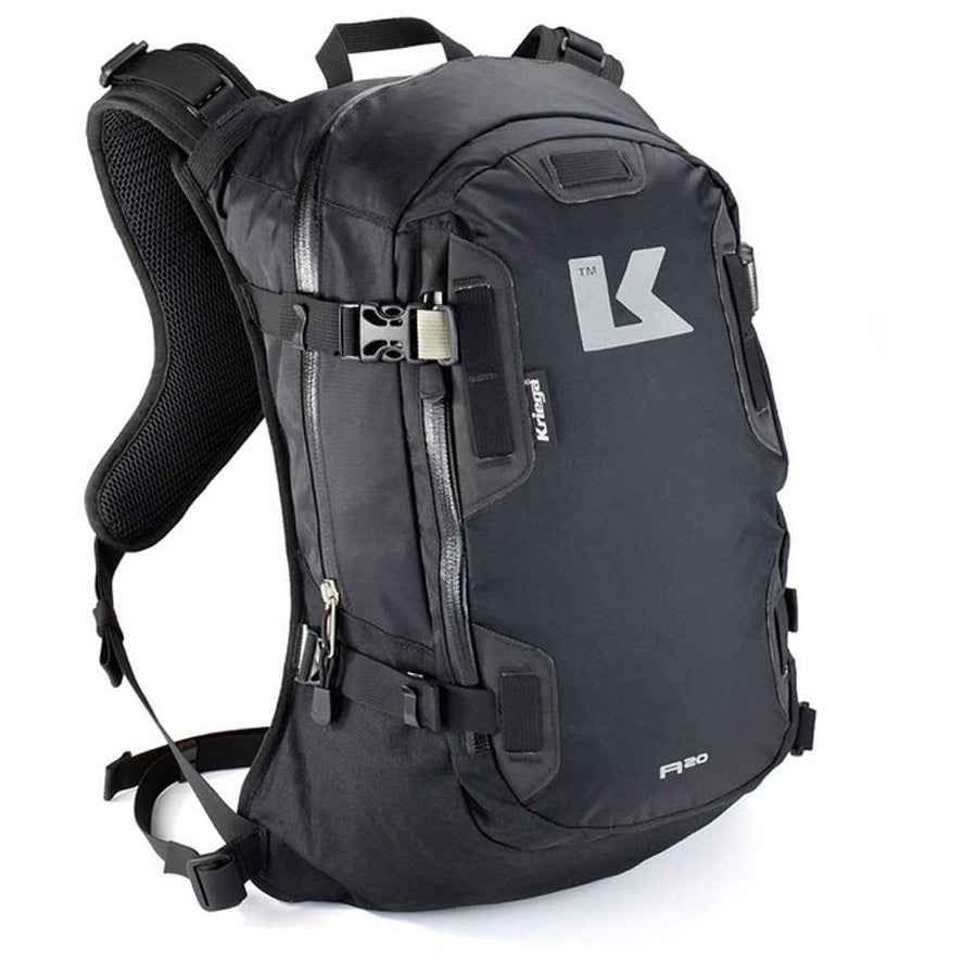 Kriega R20 Backpack Black - 20 Liters – front view