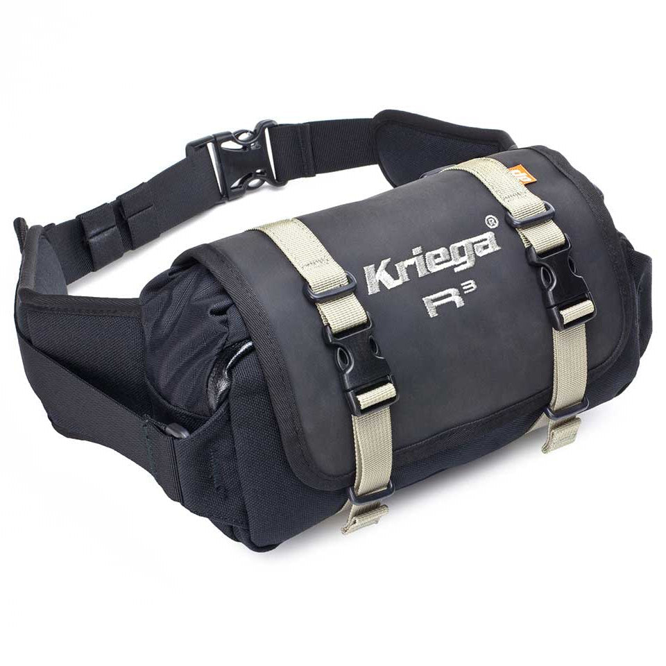 Kriega R3 Waistpack Black - 3 Liters – front view