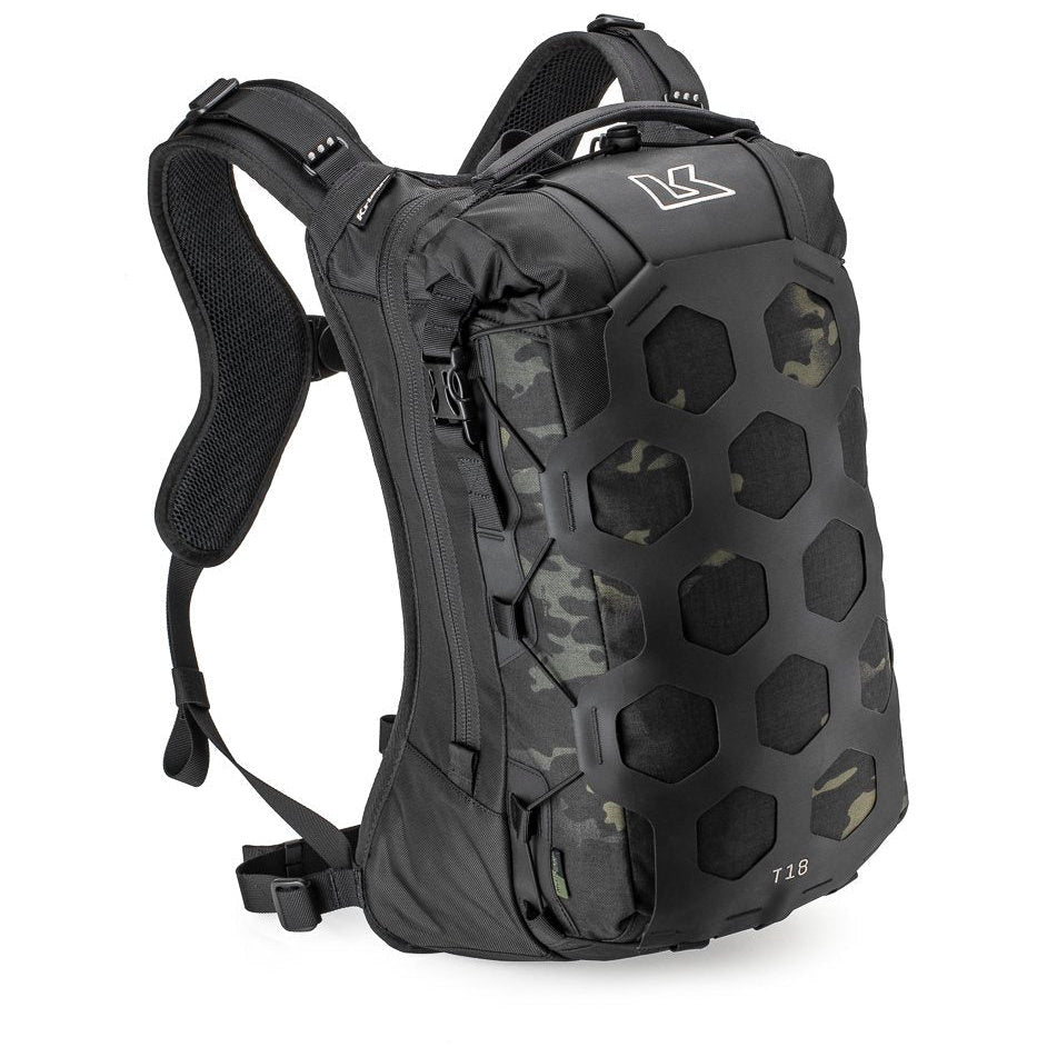 Kriega Trail 18 Adventure Backpack Multicam Black - 18 Liters – front view