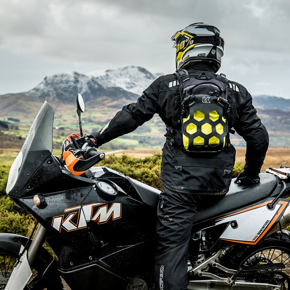 Kriega Trail 9 Adventure Backpack Lime - 9 Liters