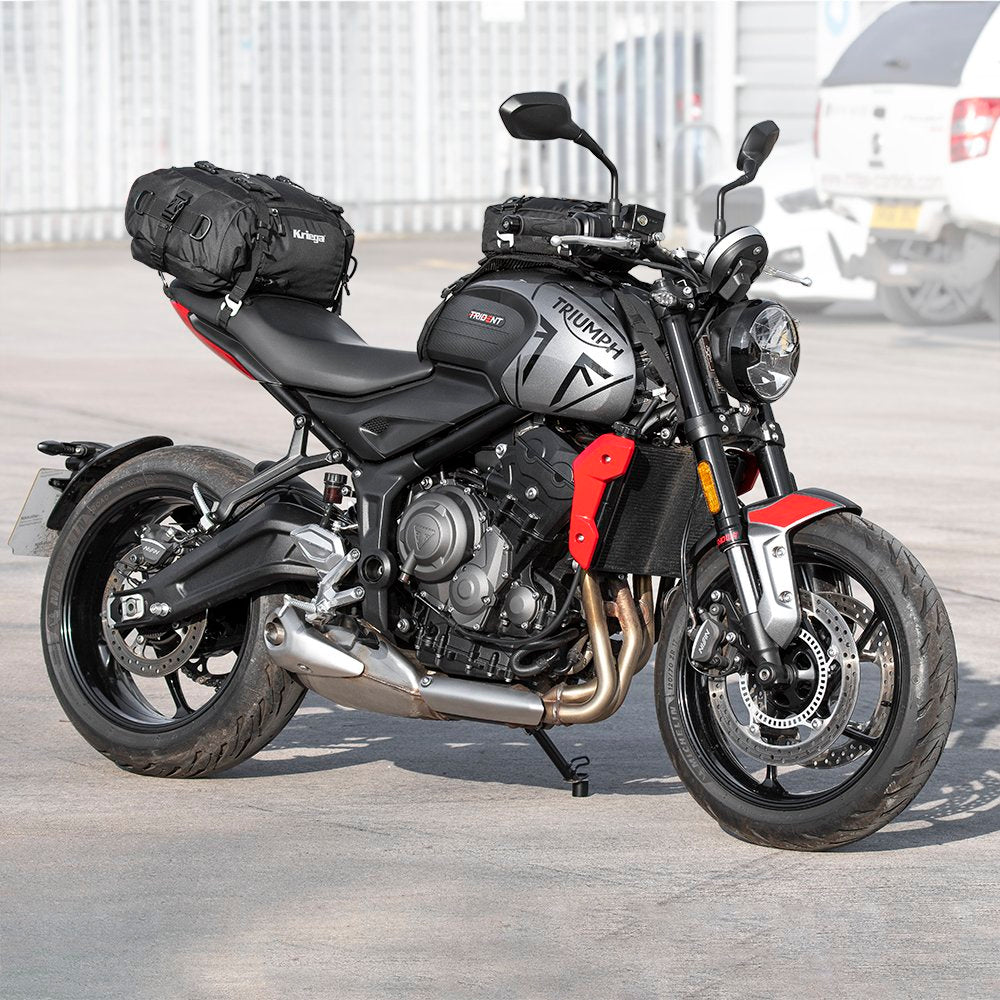 Kriega US Drypack Fitting Kit Black For Triumph Trident 660