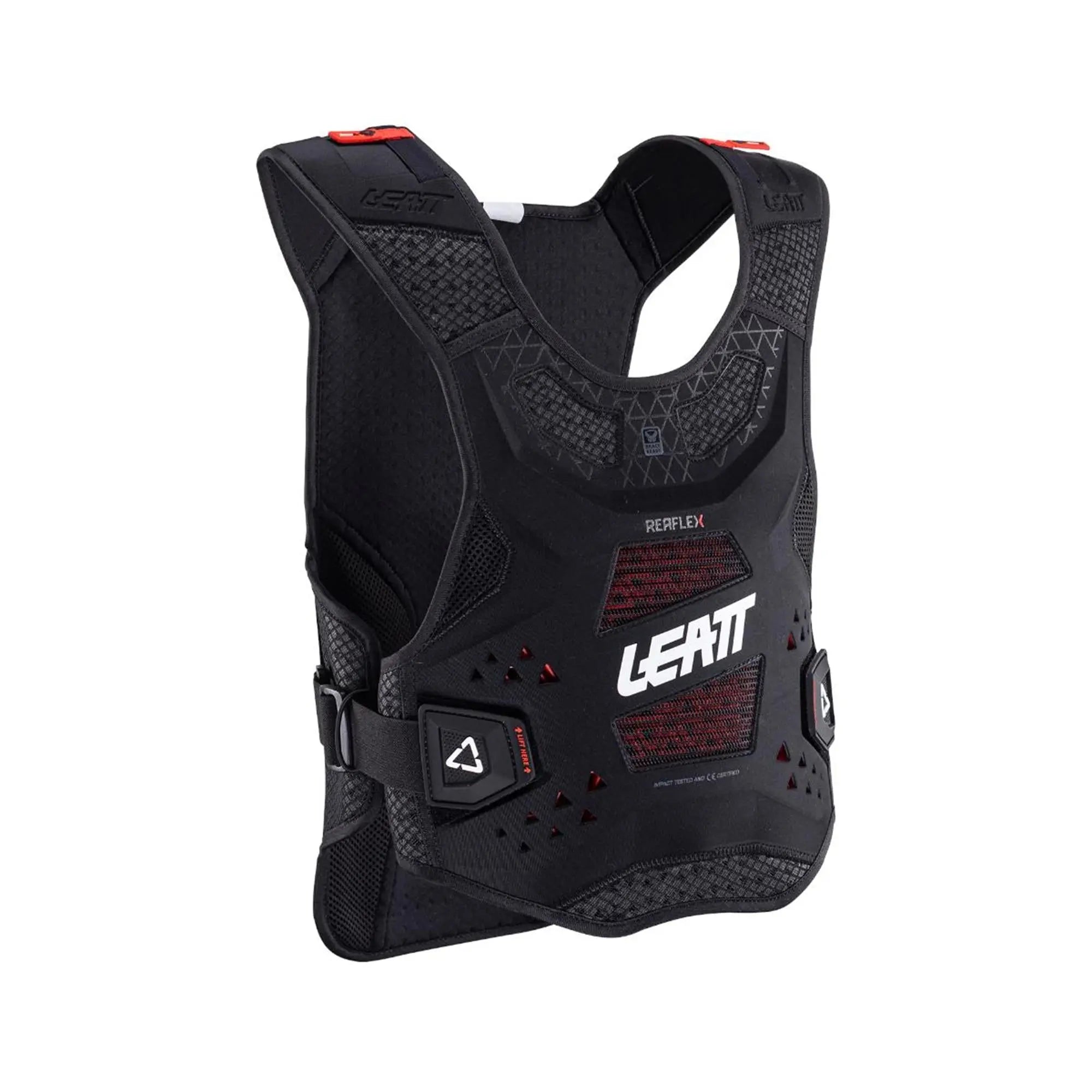 Leatt Reaflex Chest Protector  Black - FREE UK Shipping, FREE 365 Day Returns | Moto Central
