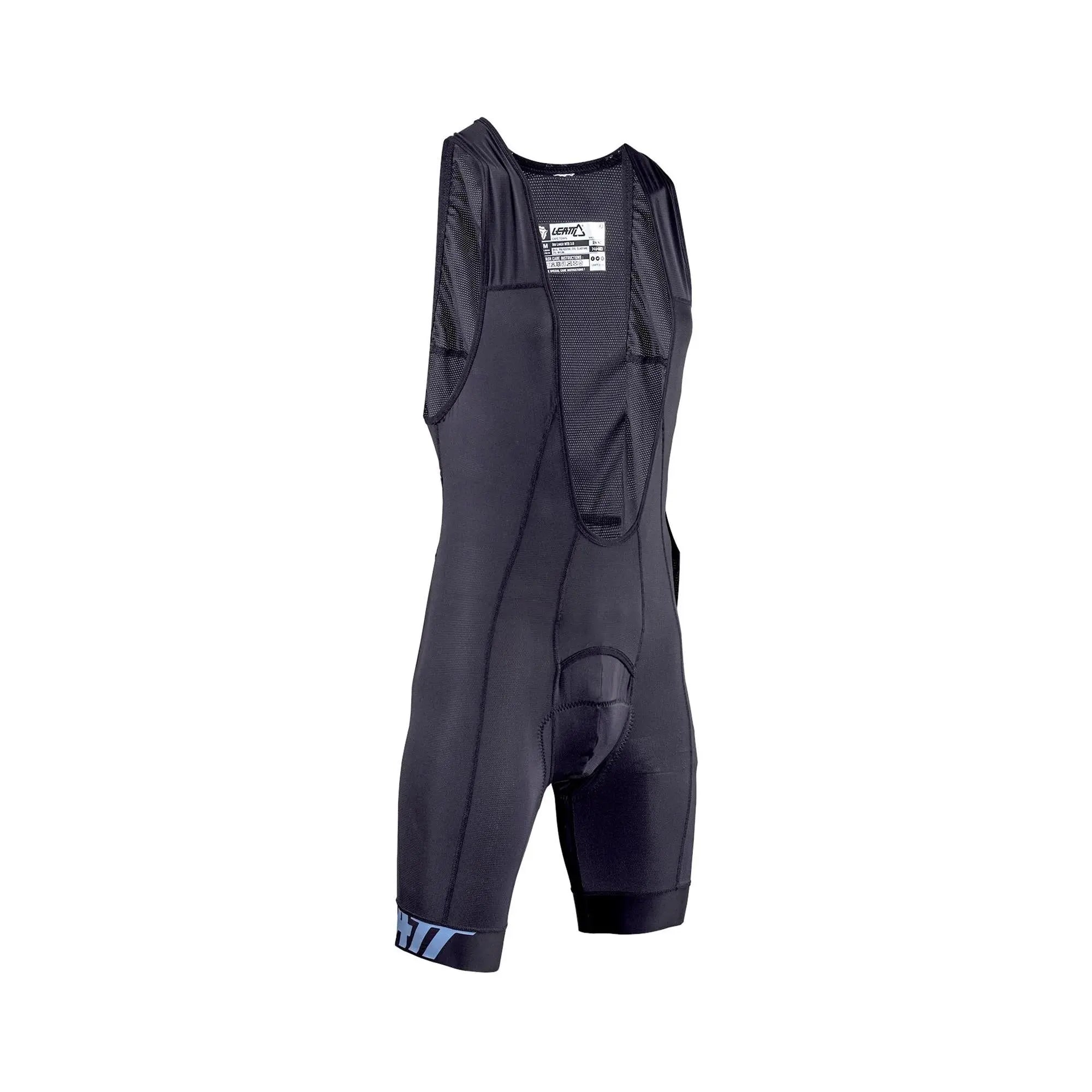Leatt 3.0 MTB Bib Liner Black - FREE UK Shipping, FREE 365 Day Returns | Moto Central