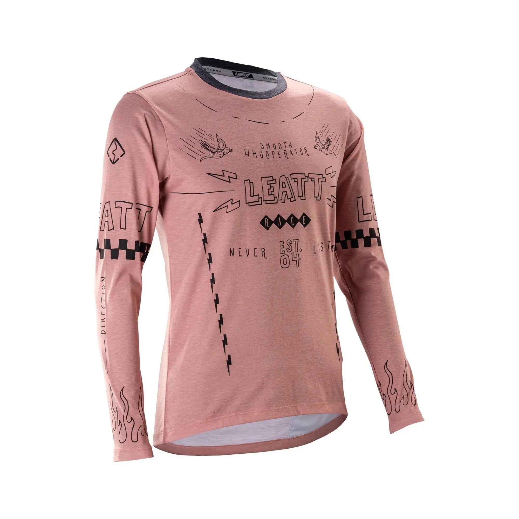Leatt Gravity 3.0 MTB Ladies Long Sleeve Jersey V26 Dusty Pink - FREE UK Shipping, FREE 365 Day Returns | Moto Central