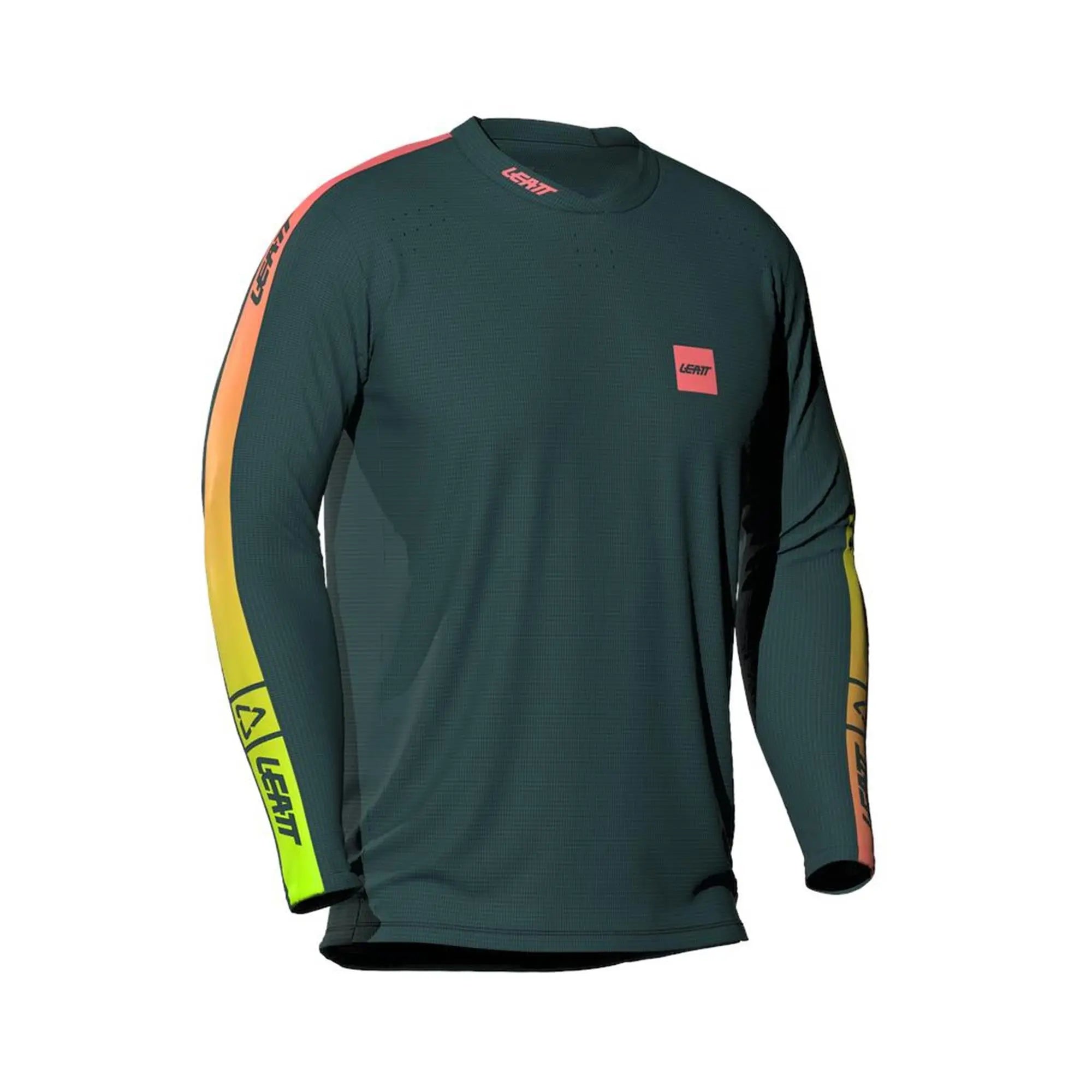 Leatt Gravity 4.0 MTB Junior Long Sleeve Jersey V26 Spruce Green - FREE UK Shipping, FREE 365 Day Returns | Moto Central