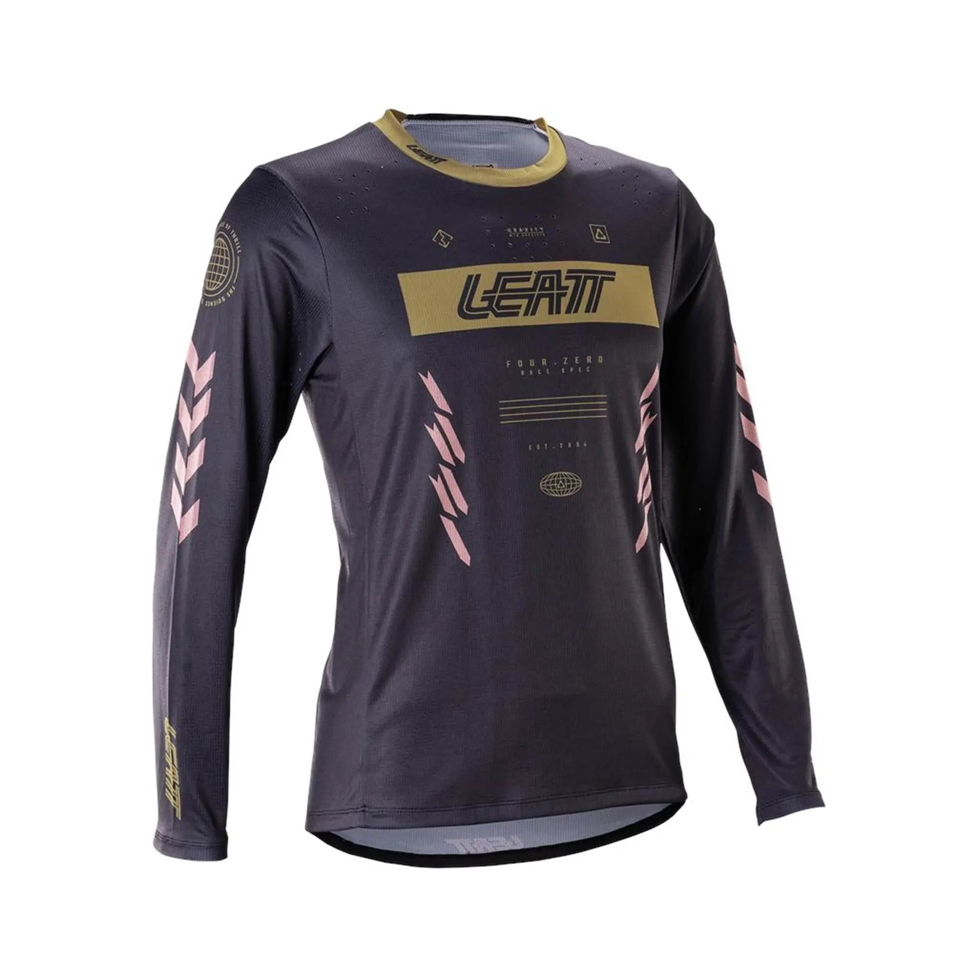 Leatt Gravity 4.0 MTB Ladies Long Sleeve Jersey V26 Race Black - FREE UK Shipping, FREE 365 Day Returns | Moto Central
