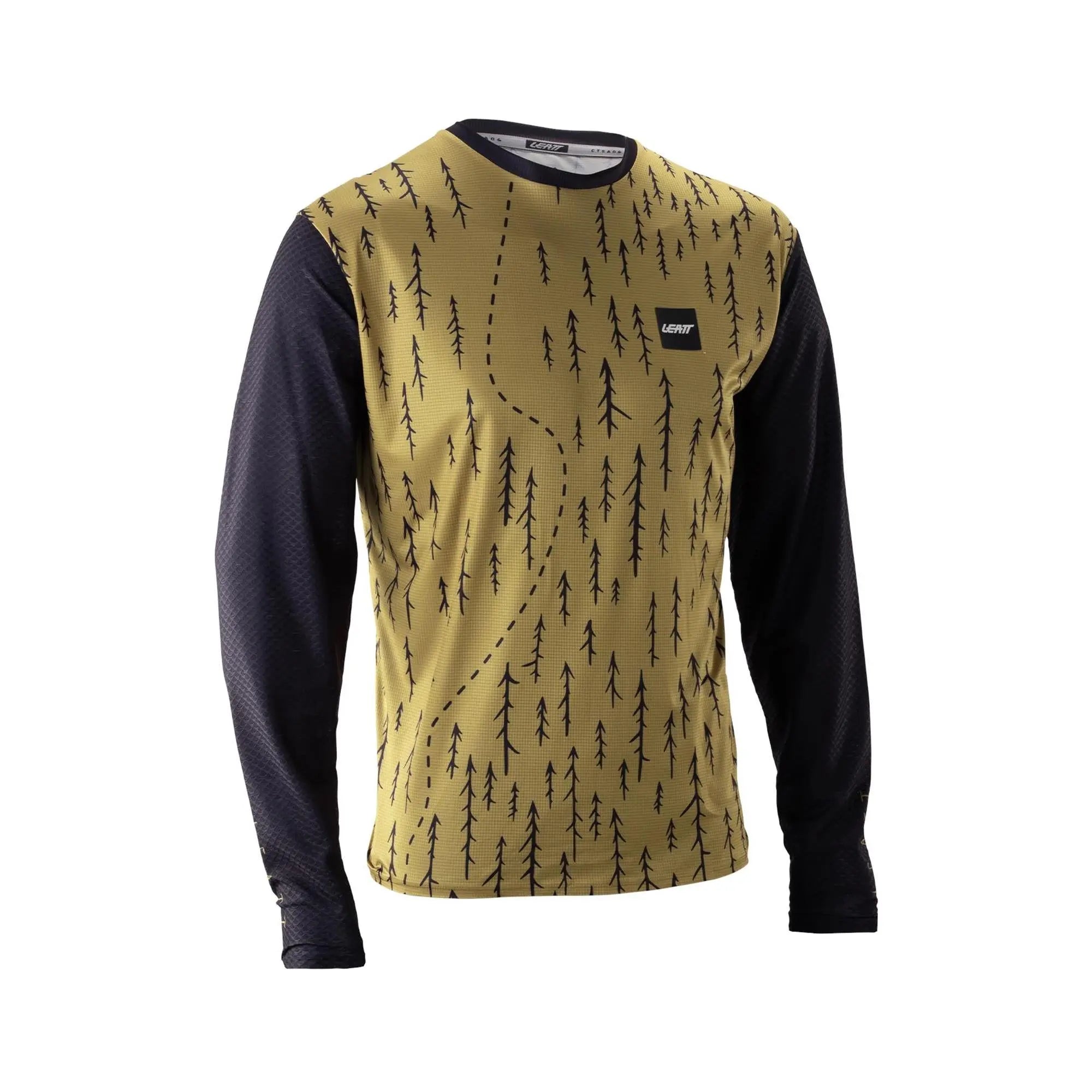 Leatt Trail 3.0 MTB Long Sleeve Jersey V26 Trails Brown - FREE UK Shipping, FREE 365 Day Returns | Moto Central