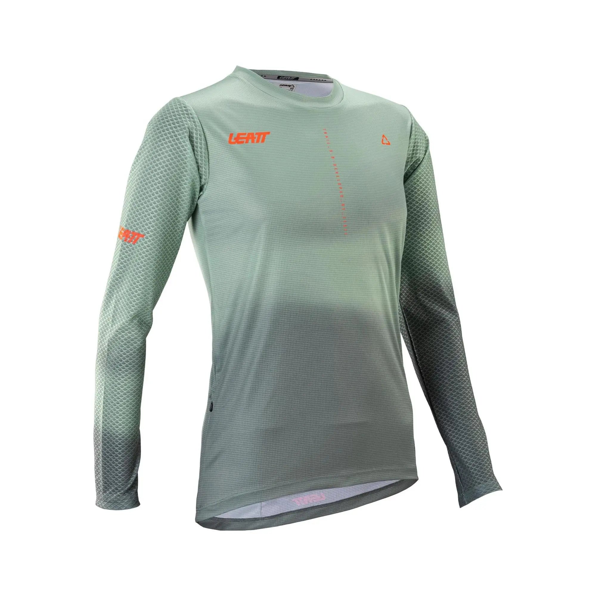 Leatt Trail 3.0 MTB Ladies Long Sleeve Jersey V26 Mist Green - FREE UK Shipping, FREE 365 Day Returns | Moto Central