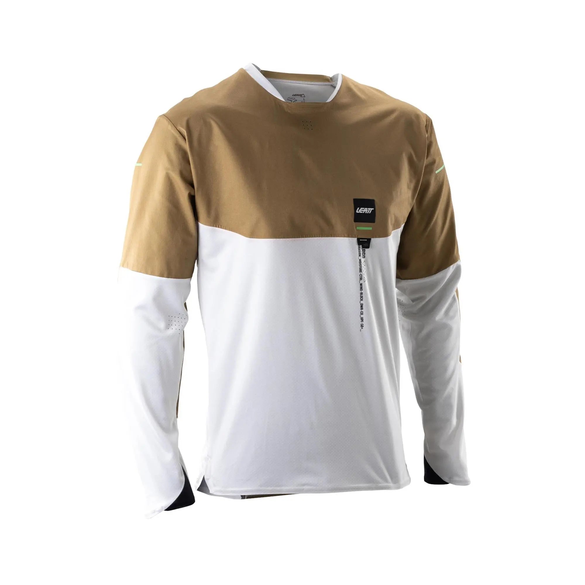 Leatt Trail 6.0 MTB Long Sleeve Cargo Jersey V26 Brass Brown - FREE UK Shipping, FREE 365 Day Returns | Moto Central
