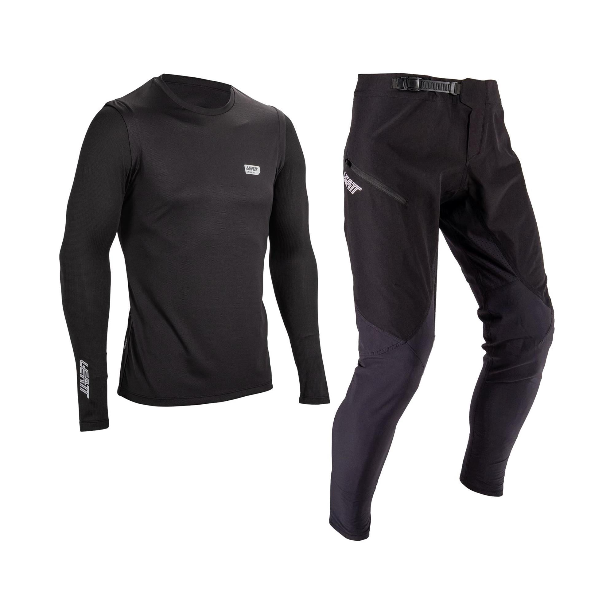 Leatt 1.0 MTB Ride Kit Black - FREE UK Shipping, FREE 365 Day Returns | Moto Central