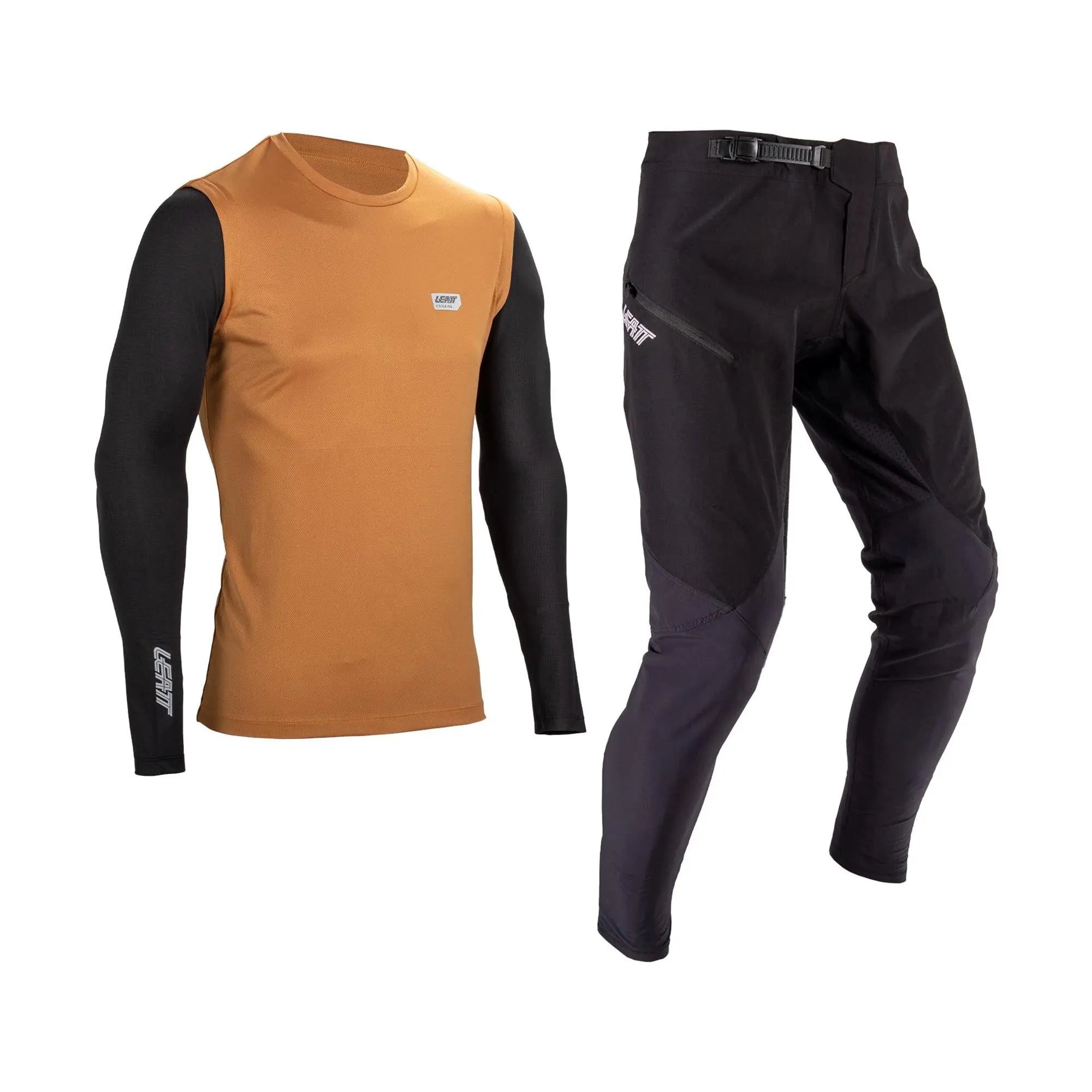 Leatt 1.0 MTB Ride Kit Rust - FREE UK Shipping, FREE 365 Day Returns | Moto Central