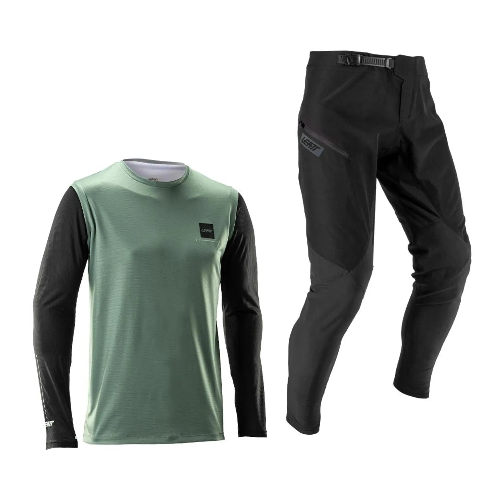 Leatt 1.0 MTB Ride Kit Mist Green - FREE UK Shipping, FREE 365 Day Returns | Moto Central