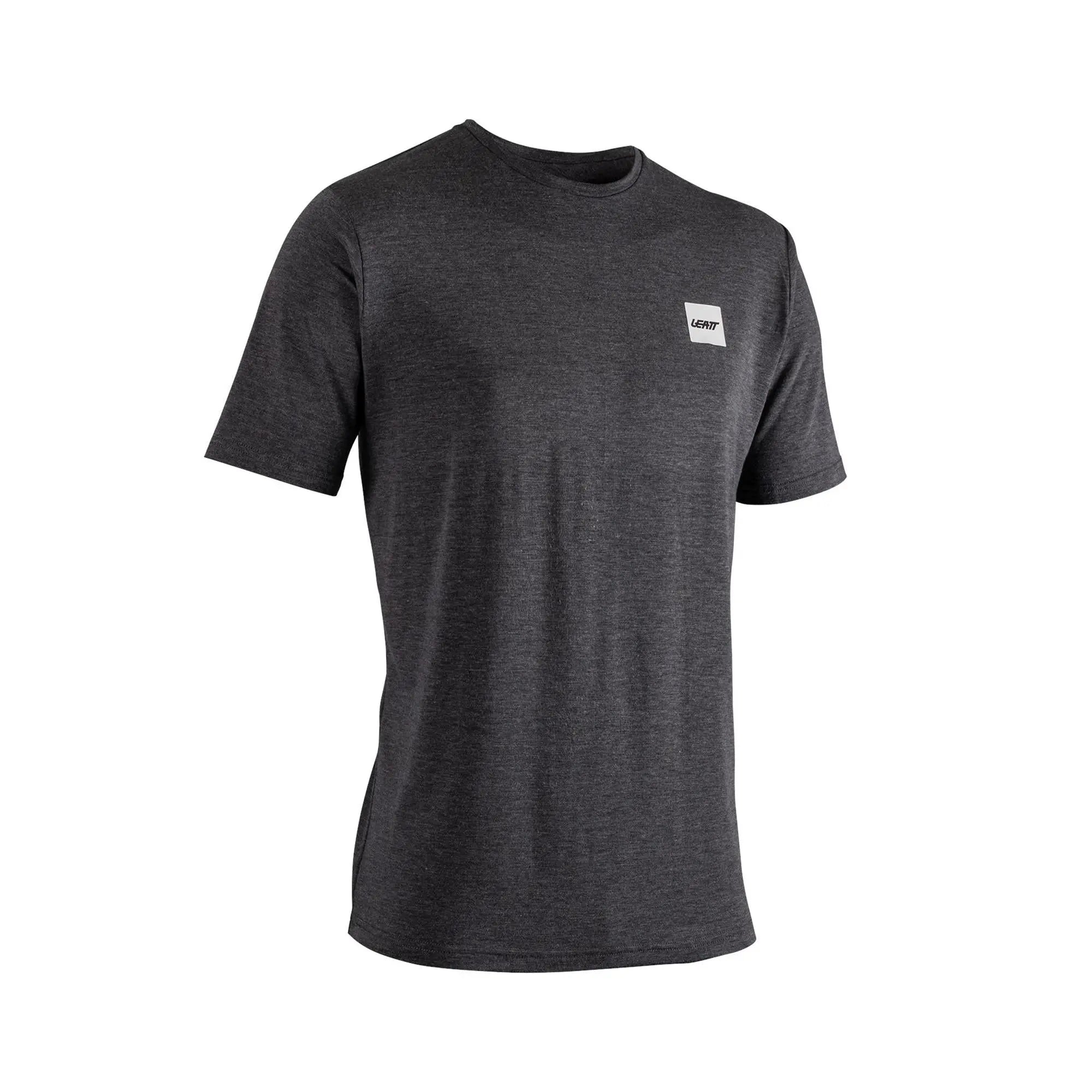 Leatt Tech T-Shirt Ghost Black - FREE UK Shipping, FREE 365 Day Returns | Moto Central