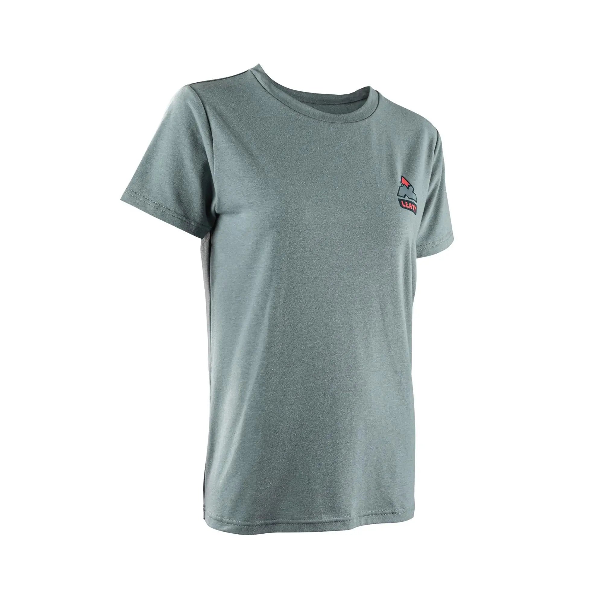Leatt Core Ladies T-Shirt Mist Green - FREE UK Shipping, FREE 365 Day Returns | Moto Central