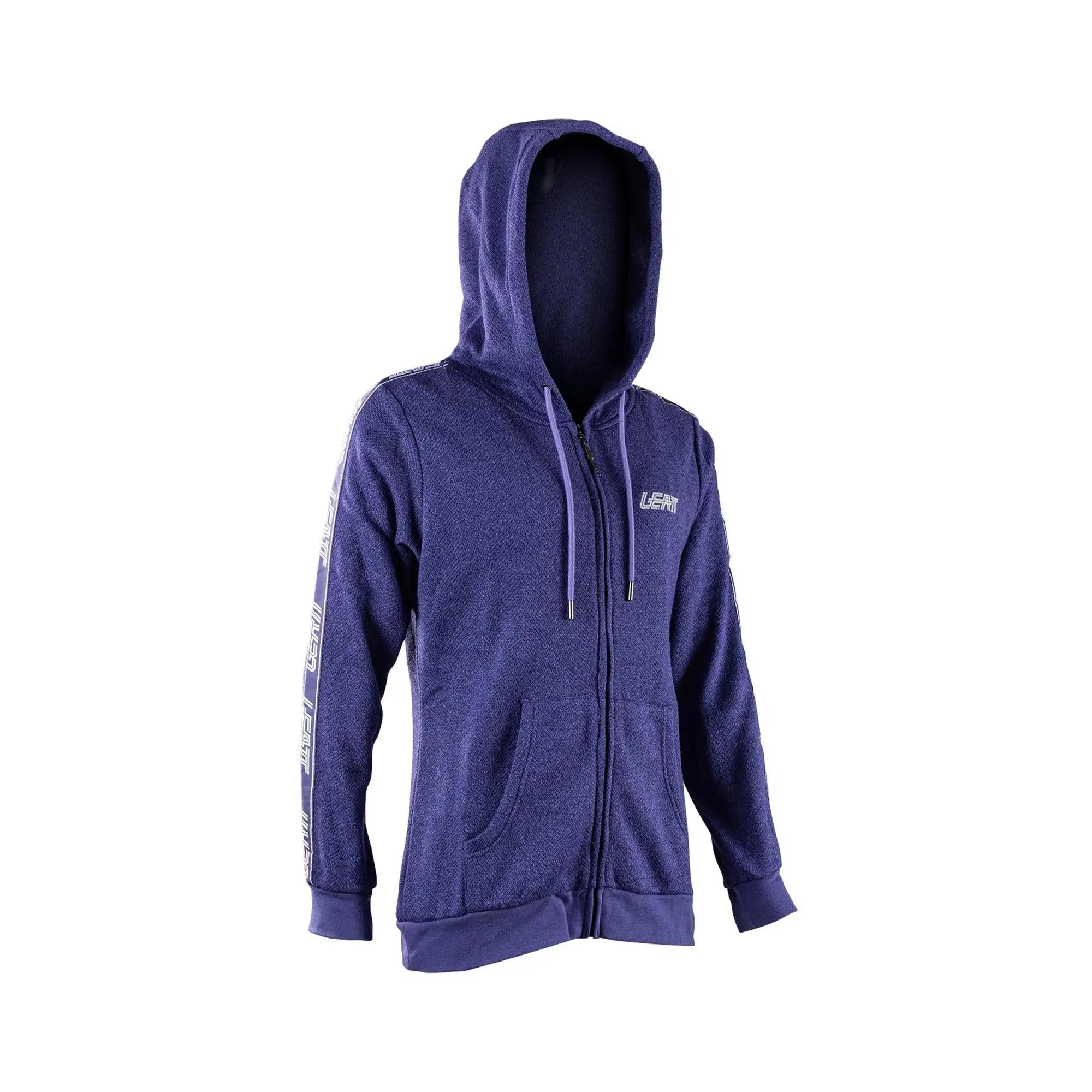 Leatt Zip Up Tech Ladies Hoodie Cosmic Blue - FREE UK Shipping, FREE 365 Day Returns | Moto Central
