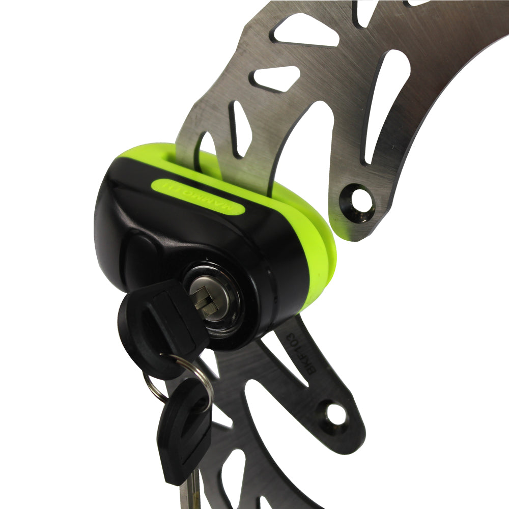 Mammoth Security Rogue Disc Lock Yellow