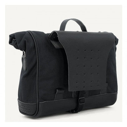 Longride Waxed Canvas LOX Saddlebag Black - 9.5 Liters - alternate product view