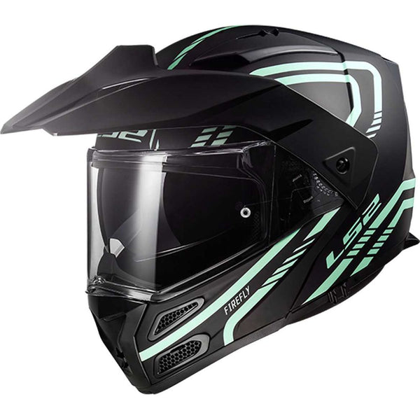 LS2 FF324 Metro EVO Firefly Full Face Helmet Matt Black Light FREE P&P