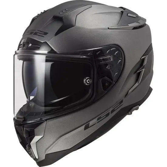 LS2 FF327 Challenger HPFC Matt Titanium FREE UK Delivery, FREE 365 Day Returns | Moto Central