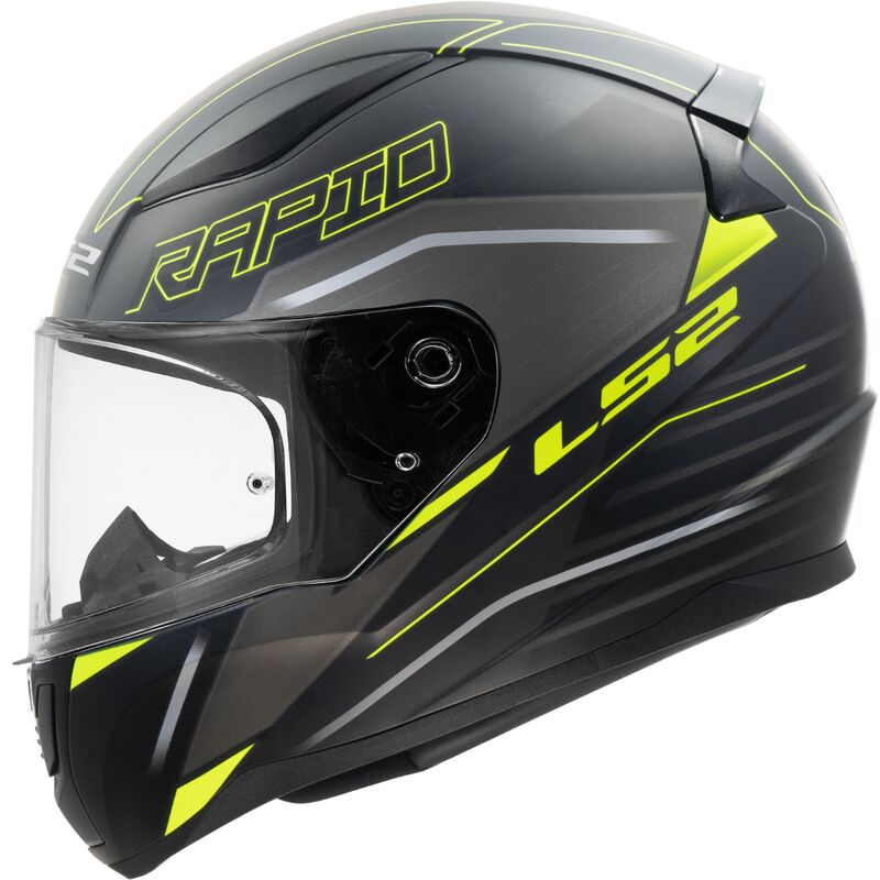 LS2 FF353 Rapid 2 ECE 22.06 Rokku Matt Black / Hi-Viz Yellow