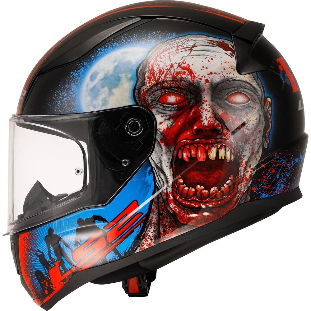 LS2 FF353 Rapid 2 ECE 22.06 Zombie Black / Red