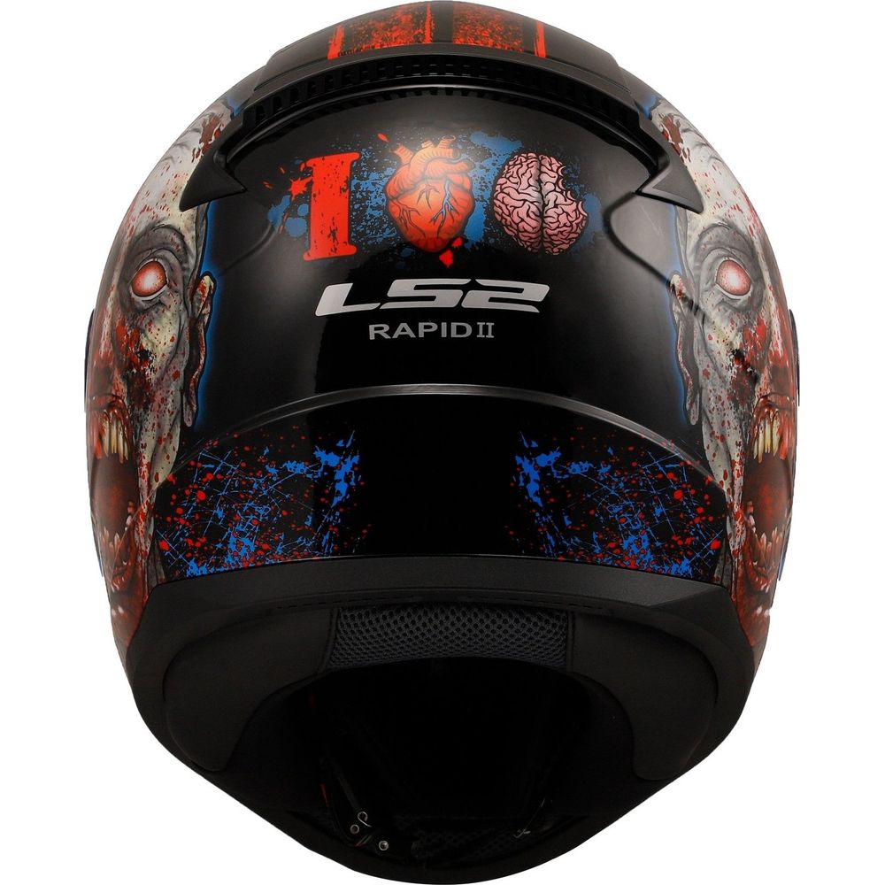 LS2 FF353 Rapid 2 ECE 22.06 Zombie Black / Red